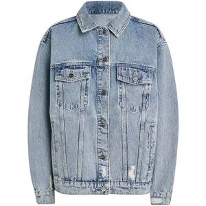 Anine Bing Rory Blue Denim Jacket